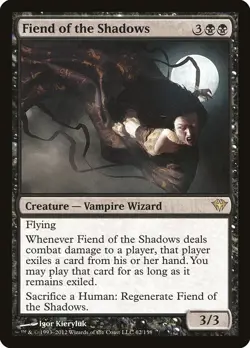 [MTG] Fiend of the Shadows (062) (DKA) LP-HP - Image 1