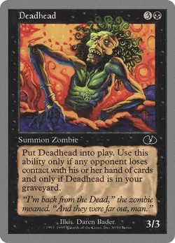 Deadhead 1x MtG Unglued UGL SP/NM - Image 1