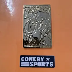 1999 Burger King Pokemon 23K Gold Plated Charizard Trading Card Limited Edition - Image 1