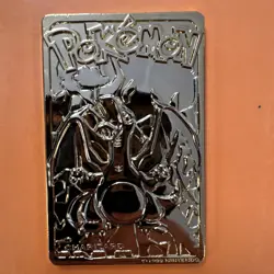 1999 Burger King Pokemon 23K Gold Plated Charizard Trading Card Limited Edition - Image 4