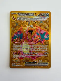 Charizard ex 228/197 Secret Rare Obsidian Flames Pokemon Card Great Condition - Image 1