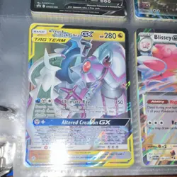 Pokemon Arceus & Dialga & Palkia GX TAG TEAM Holo Card 156/236 Basic English - Image 1