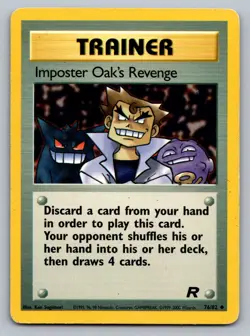 Pokemon TCG Team Rocket Imposter Oak's Revenge 76/82 - Image 1