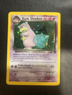 Pokemon Dark Slowbro 12/82 Team Rocket Holo Rare NM/VLP - Image 1