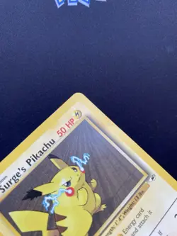 Pokemon TCG Lt. Surge's Pikachu Gym Heroes 81/132 Regular MP. - Image 2