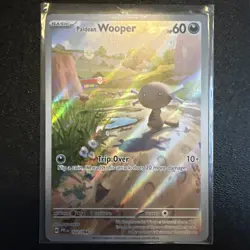 2025 POKEMON PFL EN-PHANTASMAL FLAMES 102 PALDEAN WOOPER ILLUSTRATION RARE - Image 1