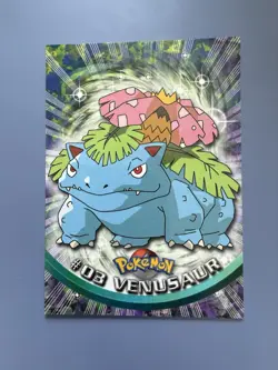 1999 Topps Pokemon TCG Venusaur #03 Non-Holo TV Series 1 Blue Logo - Image 1