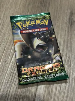 Pokemon Black & White Dragons Exalted Booster Pack Factory Sealed Terrakion Art - Image 1