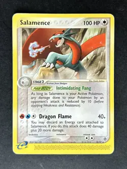 Pokemon TCG Salamence Dragon 19/97 Regular Rare MP. - Image 1