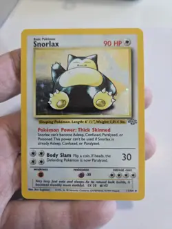 Pokemon Snorlax 11/64 Holo Rare Jungle Set 1999 WOTC LP/EX Cond *See Pics* 💎 - Image 1