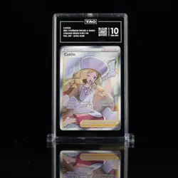 TAG 10 GEM MINT 2021 Pokemon SWSH Chilling Reign Caitlin Full Art 189/198 - Image 1