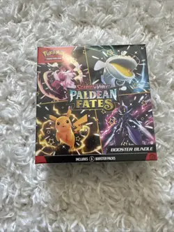 Pokemon TCG Paldean Fates Booster Bundle - Sealed | 6 Booster Packs | SV4.5 | - Image 1