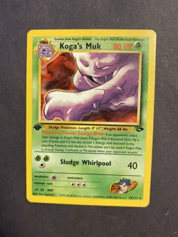 Pokemon Gym Challenge Koga's Muk 26/132 - Rare 1st Edition LP - Image 1