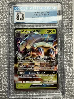 2017 POKEMON SUN & MOON BURNING SHADOWS #17 GOLISOPOD GX CGC 8.5 - Image 1
