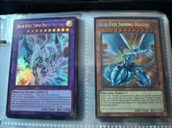Blue-Eyes Shining Dragon LCKC-EN008 & Blue-Eyes Twin Burst Dragon LCKC-EN058 - Image 1