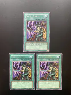 Yugioh The A. Forces LOD-027 Rare Unlimited Edition MP/HP X3 - Image 1