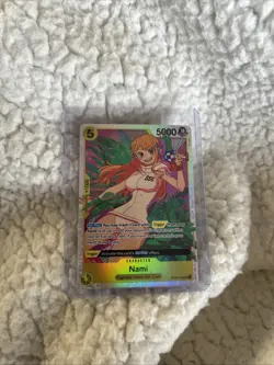 One Piece Nami OP08-106 SR Art Tribute Two Legends English Edition Mint Cond - Image 2
