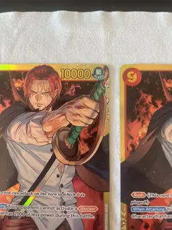 Shanks (OP01-120) - First Printing (2 copies) Secret Rare Foil - One Piece TCG - Image 3