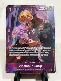 Vinsmoke Sanji OP10-063 Treasure Rare Legacy of the Master One Piece English - Image 1