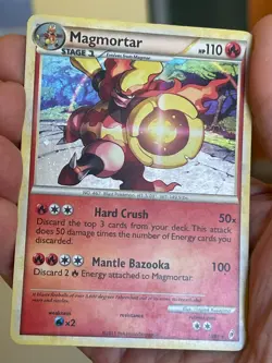 POKEMON MAGMORTAR 16/95 RARE COSMOS HOLOFOIL CALL OF LEGENDS LP CARD - Image 3