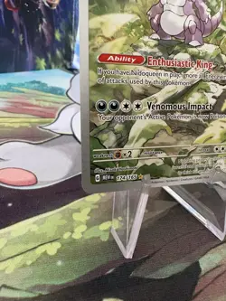 Pokemon TCG Nidoking Scarlet and Violet 151 Illustration Rare Card 174/165 - Image 4