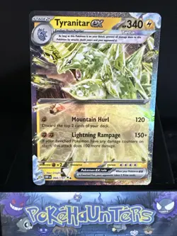 Pokemon Card Tyranitar EX 066/197 Ultra Rare Obsidian Flames NM - Image 1