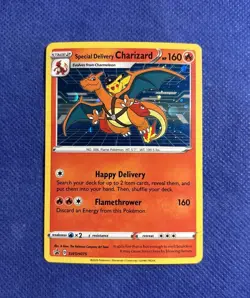 Special Delivery Charizard SWSH075 SWSH: Sword & Shield Promo Cards Holo NM - Image 1
