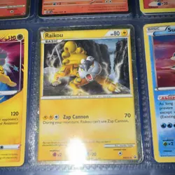 Pokemon Suicune Raikou Entei Holo Basic Card Lot HGSS21 19/132 English - Image 4