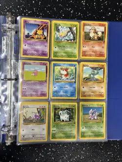 Pokemon TCG Vintage 1998 Binder Comes With Binder & Sheets 80 cards - Image 3