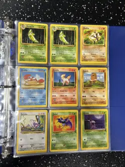 Pokemon TCG Vintage 1998 Binder Comes With Binder & Sheets 80 cards - Image 4