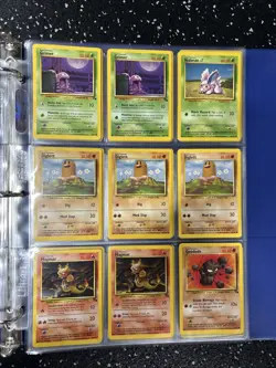 Pokemon TCG Vintage 1998 Binder Comes With Binder & Sheets 80 cards - Image 5