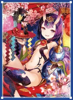 Fate Grand Order FGO Shuten-doji doujin Card Sleeve Protector - Image 1