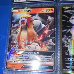 Pokemon GX EX Holo Card Lot Mewtwo EX Entei GX Snorlax GX Rayquaza GX - Image 3