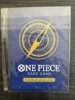 One Piece Luffy Promo Original Crew Certificate Jumbo Oversized Card 1/1000 - Image 2