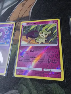 Lot Of Pokemon Cards Greninja Promo Holo Mimikyu Reverse Holo Gastly Holo - Image 3