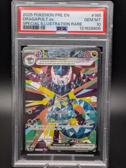 Dragapult EX SIR 165/131 SV Prismatic Evolutions PSA 10 Pokemon Card Gem Mint - Image 1