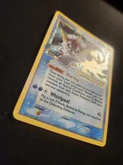 Vaporeon Gold Star Power Keepers Ultra Rare Holo Card 102/108 LP Condition - Image 3