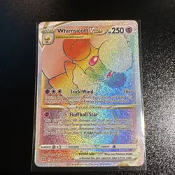 Pokemon TCG Whimsicott VSTAR Rainbow Ultra Rare Card 175/172 Brilliant Stars - Image 1