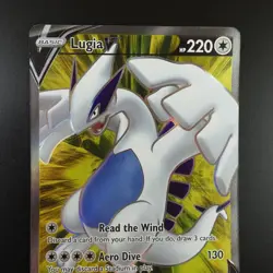 Lugia V 185/195 Pokemon Silver Tempest Full Art Holo Card - Image 2