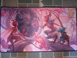 TCG (MTG, Pokemon, Yugioh) playmat. fairies, from prerelease llorwyn eclipsed - Image 1