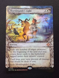 🌈 Morningtide's Light - Showcase FOIL - Lorwyn Eclipsed MTG #301 - NM/M - Image 1