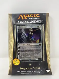 Used MTG Commander Deck Forged in Stone 2014 Magic The Gathering - Image 1