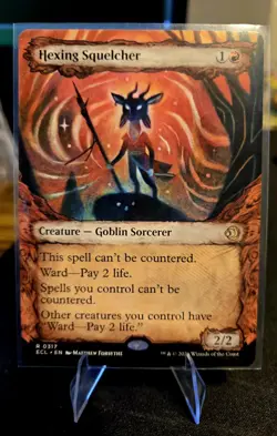 Magic the Gathering Hexing Squelcher Showcase Lorwyn Eclipsed Non-Foil NM - Image 1