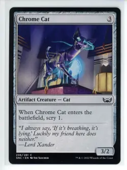CHROME CAT Streets of New Capenna #236 SNC(NM+)(MTG) - Image 1