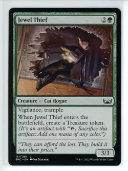 JEWEL THIEF Streets of New Capenna #151 SNC(NM+)(MTG) - Image 1