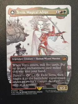 MTG Terra Magical Adept Borderless M 0323 Final Fantasy Regular NM - Image 1