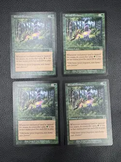 Magic the Gathering MTG Elvish Guidance Play Set Of 4 And 2 Wirewood Herald - Image 1