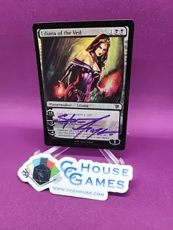 MTG Liliana Of The Veil Foil Avacyn Restored AVR Signed Steve Argyle *CCGHouse* - Image 1