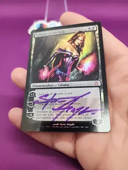 MTG Liliana Of The Veil Foil Avacyn Restored AVR Signed Steve Argyle *CCGHouse* - Image 4