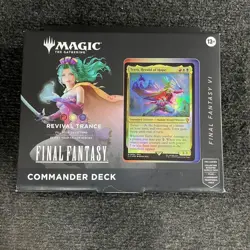 MTG: Final Fantasy VI Commander Deck- Revival Trance, Box has Dents - Image 1